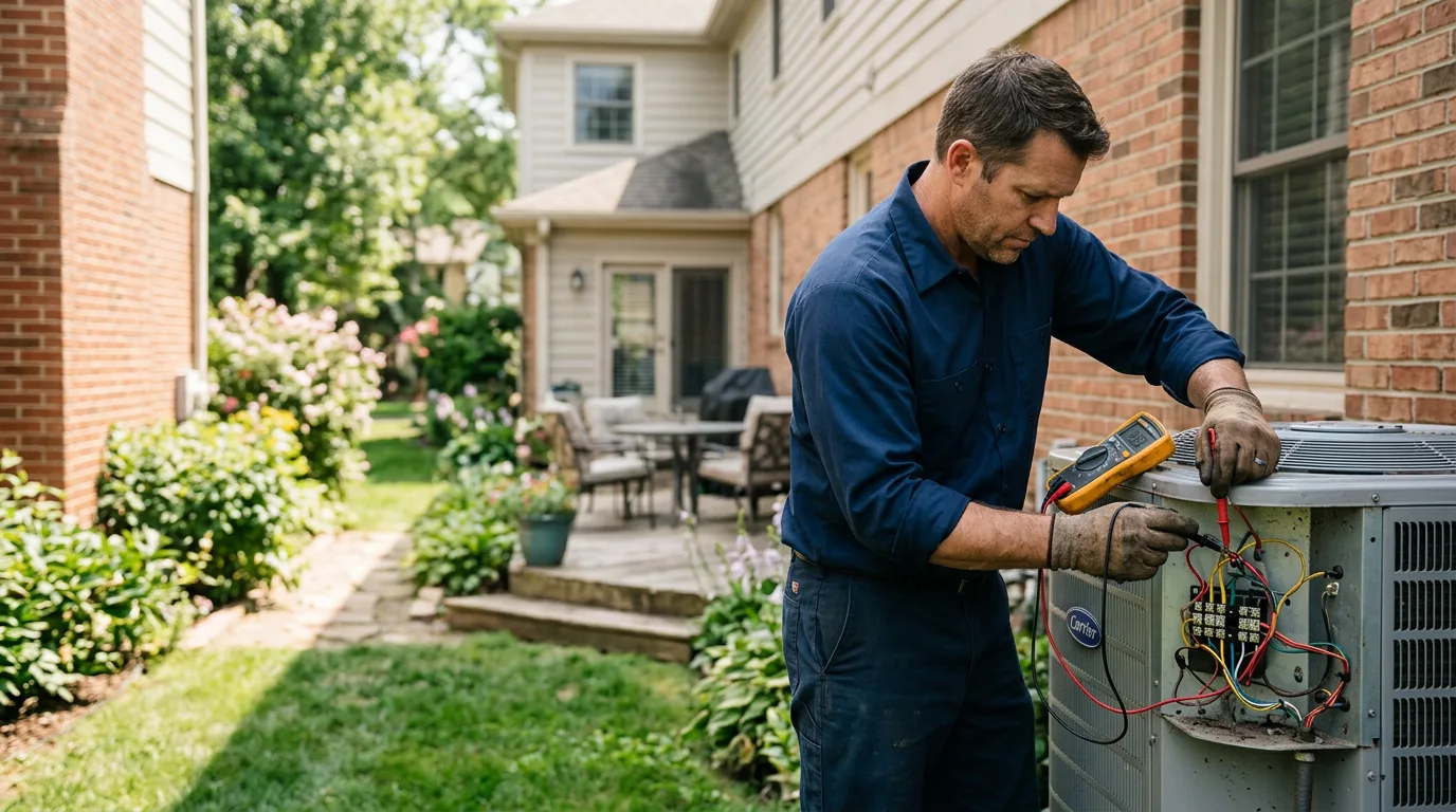 HVAC technician working near Larrabee, IA